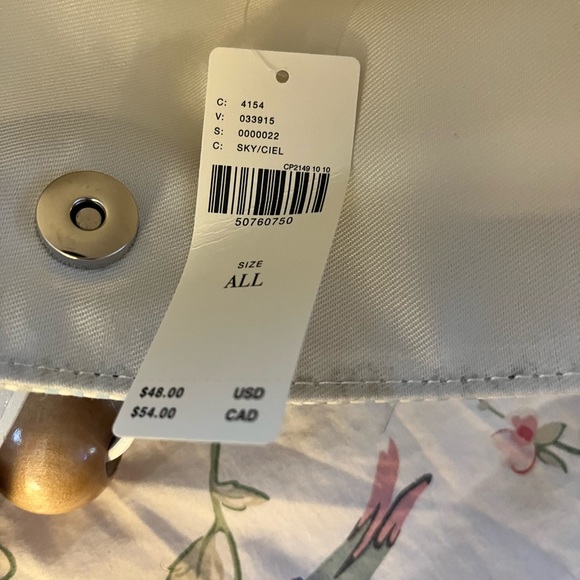 NWT | Anthropologie Checkered Straw Clutch! - Picture 6 of 7